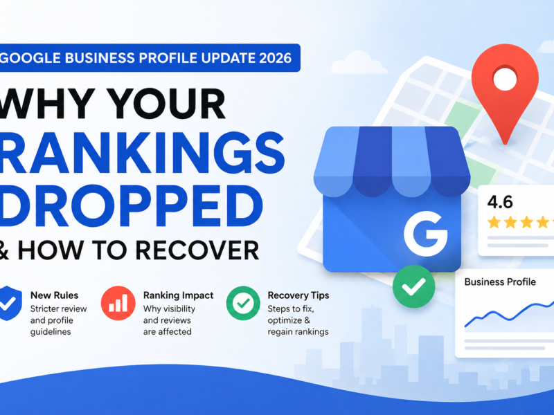 Google Business Profile ranking dropped